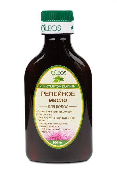 Изображение товара Репейное масло с Экстрактом крапивы Oleos 100мл Репейное масло с Экстрактом крапивы Oleos 100мл фотография