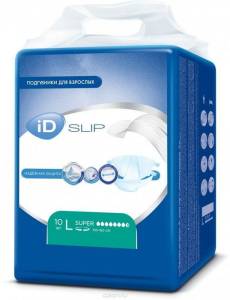 Подгузники для взрослых  iD SLIP L 10 шт