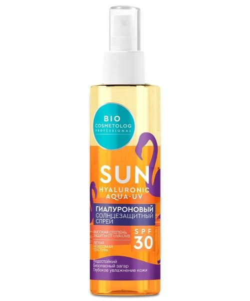 Изображение товара Спрей солнцезащитный Гиалуроновый SPF 30 Bio Cosmetolog 190мл Спрей солнцезащитный Гиалуроновый SPF 30 Bio Cosmetolog 190мл фотография