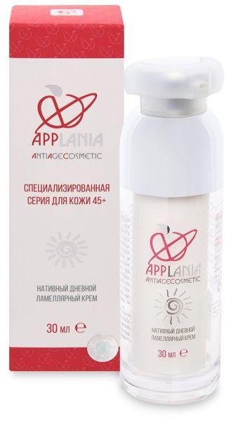 Изображение товара Applania крем нативный ламеллярный дневной 45+ Сашера-Мед 30мл Applania крем нативный ламеллярный дневной 45+ Сашера-Мед 30мл фотография